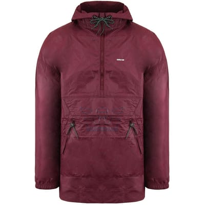 Supra Pullover Burgundy Heren Old Street Anorak Jas 102549 554 met lange mouwen