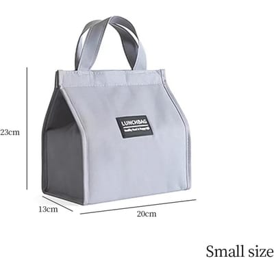 Thermisch geïsoleerde lunchtassen voor heren Dames Oxford-doek Bento Box Organizer Draagbare lunchtas Koeltas Tote Voedselopbergzakken white