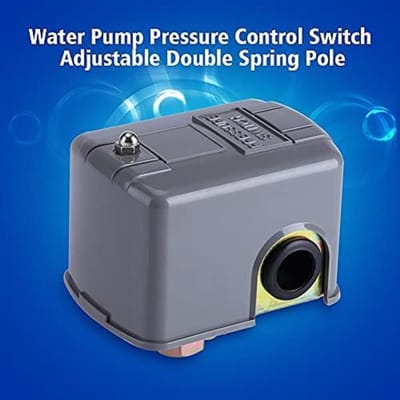 1Pc 40-60 PSI Waterpomp Drukschakelaar Verstelbare Dubbele Lente Pole
