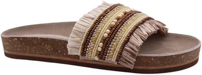 Lazamani - Florita Dames Slippers Biscuit - Maat 37