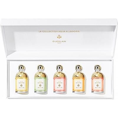 GUERLAIN Bloemen Gras Water Taal Parfum Sample Set Eau De Toilette Bloemig Fruitig, Neroli Citrus Roos 5 Pcs Set