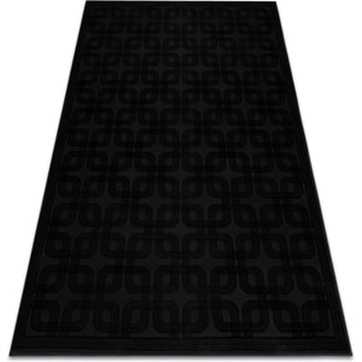 Kleden Rugsx Tapijt AURA J2556A zwart / antraciet - 80x150 cm