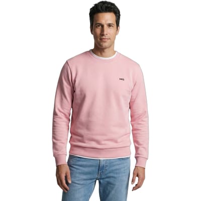 McGregor Mcg Logo Crew Light Pink Size: S | Sweaters Outlet | Heren | Roze