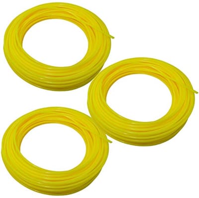 Set van 3 Nylon Koorden 1,65 mm x 15 m voor Grasmaaier en Trimmer - Reservekabel voor Bosmaaier en Onkruidverdelger