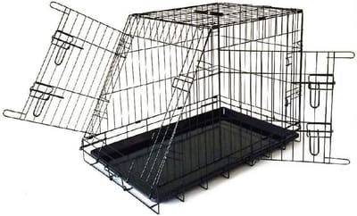 Dierenkooi - Hondenbench Transportbox - Veilig Vervoer - Inclusief Accessoires - Groot Formaat