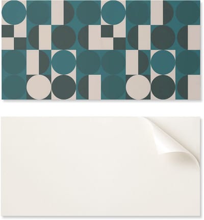 Zelfklevende vinylfolie met print 100x50 cm: Geometrische vormen en figuren