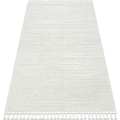 Kleden Rugsx Tapijt SEVILLA AC53B strips , prążki wit 80x150 cm