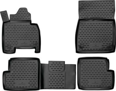 Walser Rubberen Voetmatten XTR geschikt voor Mercedes-Benz G-Klasse (W463) Facelift 2007 - Facelift 2018 - 1. Generatie -