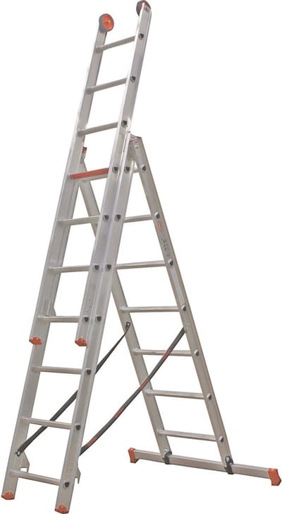 Altrex All Round 3-delige Reformladder - 3 x 7 sporten - Werkhoogte 5.30m