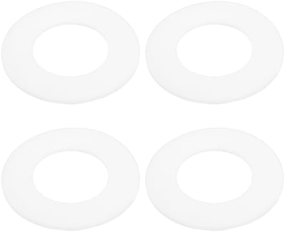 Dailygoods- Spoelklep 4 Stuks - Afdichting Wasmachine - Buitendiameter 58mm - Binnendiameter 32mm - Dikte 2mm - Metaal Materiaal - Afdichtring