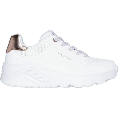 Skechers Uno Lite Metallic Mode Schoenen Wit EU 27 Kinderen