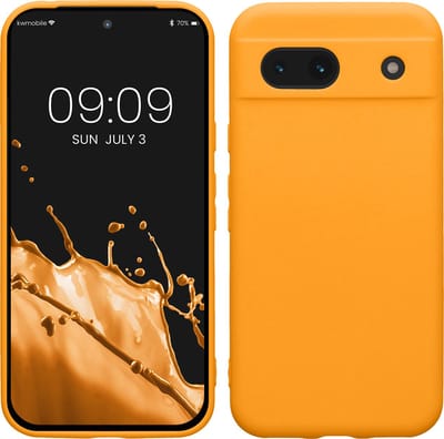 kwmobile telefoonhoesje geschikt voor Google Pixel 8a - Hoesje voor smartphone - Precisie camera uitsnede - In mango