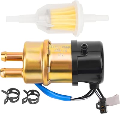 Brandstofpomp Motor - Benzinepomp Elektrisch - Motor Brandstof - Tankmontage Aluminium - 12V 42L/H