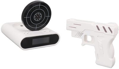 Allecto - Klok Schietdoel - Innovatief Speelgoed - Digitale Wekker met USB-poort - Geschikt voor Kinderen - Perfect voor Thuisgebruik