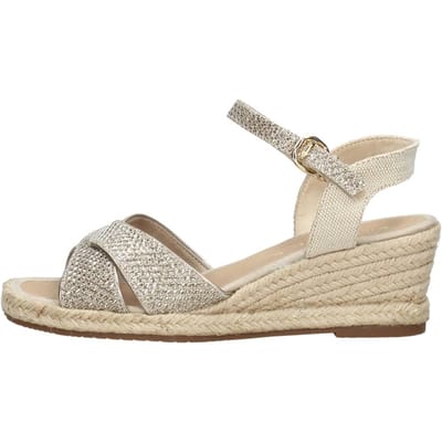 Tamaris Sandalen Touwzool Sandalen Touwzool - Goudkleur - Maat 36