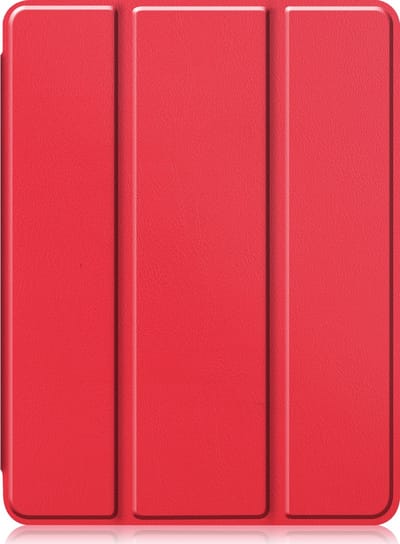 Hoesje - Geschikt voor Apple iPad Pro (2022) - 11 inch - 4e generatie - Dun & Stevig - Trifold Bookcase - Hard Cover - Hardcover Book Case - Tablet Hoes - Rood