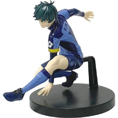 Anime BLUE LOCK Itoshi Nagi Nr. 10 PVC Figuur Blauwe Verboden Zone Idol Verzamelspeelgoed Model Speelgoed Cadeau voor Fans gray