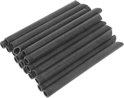 Brandblusser Onderdelen - Kunststof Buis - Onderhoud Brandblusser - 20 Stuks Set - 175 x 13 cm - Zwart