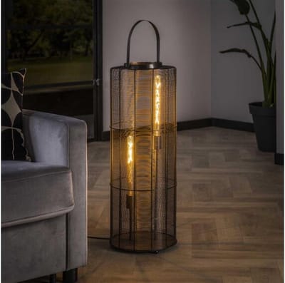 Vloerlamp reach XL - Zwart nikkel