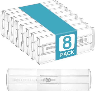 8 Stuks Verstelbare Ladeverdelers - Transparante Organizer voor Make-up en Badkamer