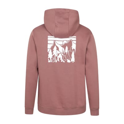 Mountain Warehouse Heren Mountain Badge Hoodie (Lichtbruin)