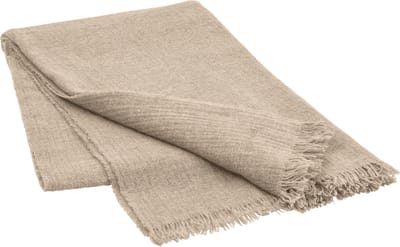 Merino Wollen Plaid Moonbeam | 130 x 220 cm | Beige | Wol
