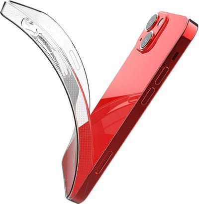 Hoesje Geschikt voor iPhone 14 Bescherm hoesje siliconen transparant case Back Cover Hoes