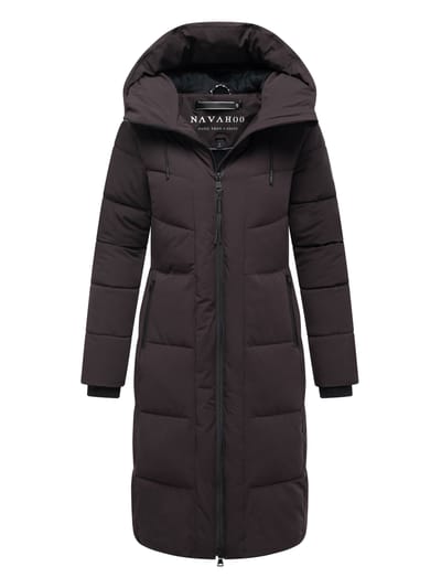 Navahoo dames wintermantel SCHOKOKUSS – elegant, warm & functioneel