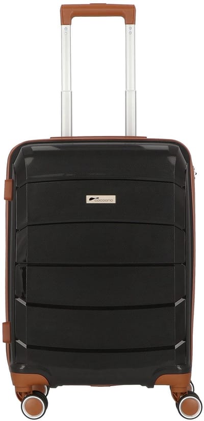 cocoono Graz 4 wielen Cabinewagen S 55 cm - Harde bagage - TSA slot - schwarz-braun