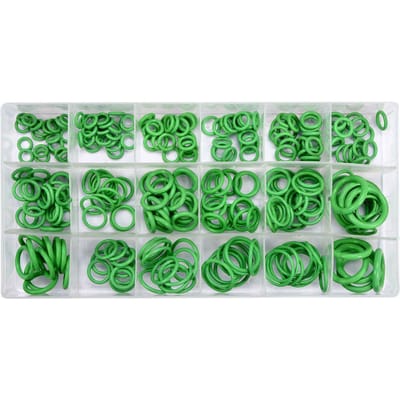 Awtools - HNBR O-Ring Set - 270 Stuks - Chemisch & Temperatuurbestendig - Groene Kleur