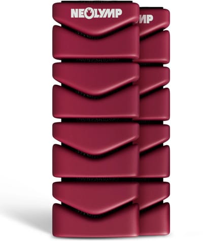 NEOLYMP Pilates enkelgewichten set van 2 – 1 kg siliconen pols- en enkelbanden