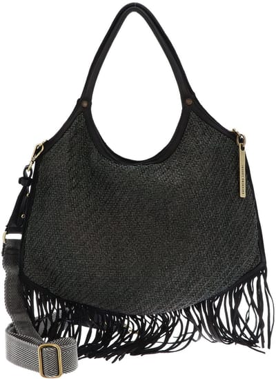 CATERINA LUCCHI Schoudertas Firenze Agata Pentagon Shopping Bag Nero Zwart