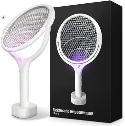 Nexvo® Elektrische Vliegenmepper - Vliegenmepper - Vliegenmeppers - Wit - ‎45cm x 24cm x 48cm