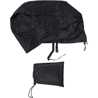 Housse Carrée Rétractable Résistante à l'Eau et au Soleil pour Enrouleur de Tuyau Mural Protectrice black