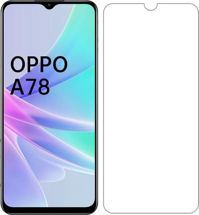 Screenprotector - Geschikt voor OPPO A78 5G - Full Cover - Beschermglas - Gehard Glas - Tempered Glass - Screen Protector