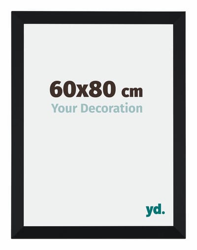 Your Decoration - Fotolijst 60x80 cm - MDF - Zwart Mat - Catania