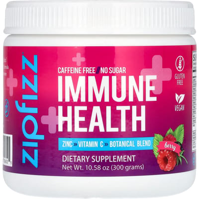 Immuungezondheid, cafeïnevrij, bessensmaak, 300 g (10,58 Oz)