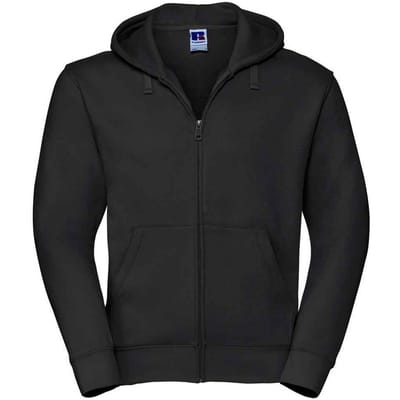 Russell Heren Authentiek Sweatshirt met capuchon (Zwart)