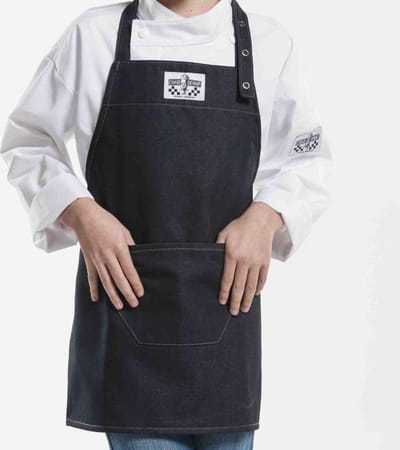 Chaud Devant - Kinderschort Hobbyschort - Zwart Jeans - 50 x 55 cm