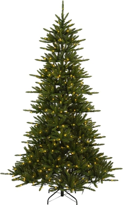 Star Kunstkerstboom Minnesota 250 cm - Met 450 Warm Witte LEDs, IP44 Geschikt voor Binnen en Buiten, Realistische Luxe Kerstboom voor Feestdagen, Sfeervolle Verlichting en Winterse Decoratie
