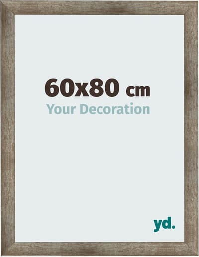 Your Decoration - Fotolijst 60x80 cm - MDF - Metaal Vintage - Bologna