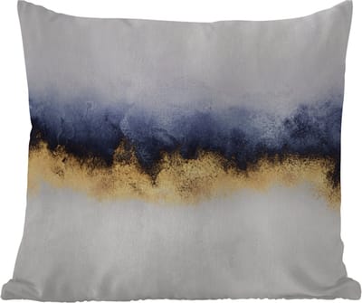 Buitenkussen - Abstract - Goud - Luxe - 45x45 cm - Weerbestendig