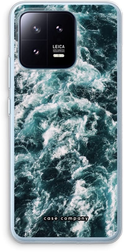 Case Company® - Hoesje geschikt voor Xiaomi 13 Pro hoesje - Zee golf - Soft Cover Telefoonhoesje - Bescherming aan alle Kanten en Schermrand