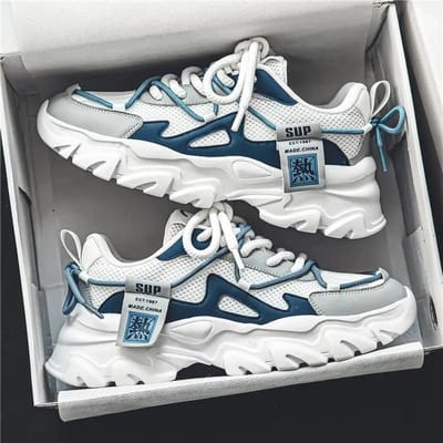 Nieuwe Casual Tennisschoenen voor Heren Outdoor Hardlopen Platform Wandelen Designer Luxe Skateboard Sneakers Herenschoenen 39 white