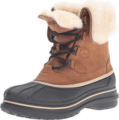 Crocs Allcast ll Luxe Boot Wheat Bruin Maat 34/35 US W5