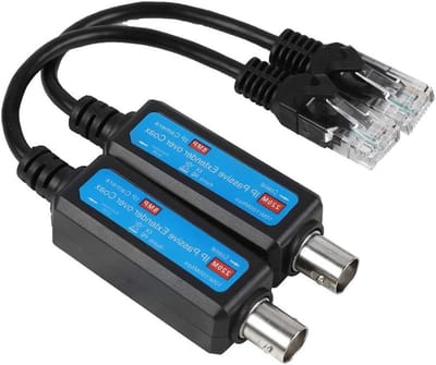 Netwerk Zender - IP Extender - Signaal Verlengen - Geen Stroom Nodig - 220 Meter - Zwart