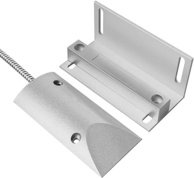 Garagedeur Sensor - Deur Alarm - Toegang Detecteren - Verstelbare Beugel - 106x38mm - Zilver
