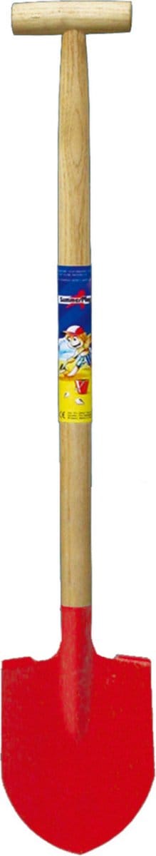 Summerplay Speelgoed schep - voor kinderen - punt - metaal - rood - 70 cm