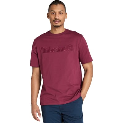 Timberland Hampthon Short Sleeve Tee Burgundy Taglia: S | Magliette basic Outlet | Uomo | Marrone