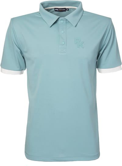 PK International - Heren - Polo - Technische Pique stof - Rambo - Fresh Teal - Lichtgroen/blauw - S/48